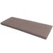 Latitude Run® 2" Indoor/Outdoor Patio Furniture/Window Seat Bench Cushion High-Resilience Foam in Gray/Brown | 2 H x 48 W x 25 D in | Wayfair