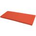 Latitude Run® 2" Indoor/Outdoor Patio Furniture/Window Seat Bench Cushion High-Resilience Foam in Orange/Brown | 2 H x 38 W x 31 D in | Wayfair