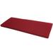 Latitude Run® 2" High-Resilience Foam Indoor/Outdoor Patio Furniture/Window Seat Bench Cushion Metal in Red/Brown | 2 H x 70 W x 32 D in | Wayfair