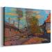 Red Barrel Studio® The Stream of Robec by Claude Monet - Wrapped Canvas Print Canvas, Solid Wood in Blue/Brown/Green | 8 H x 12 W x 1.5 D in | Wayfair
