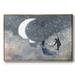 Wexford Home Celestial Love I Framed On Canvas Print Canvas, Solid Wood in Black/Gray/White | 17 H x 25 W x 2 D in | Wayfair CF08-2659386-FL301