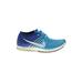 Nike Sneakers: Athletic Platform Casual Blue Color Block Shoes - Women's Size 7 - Almond Toe