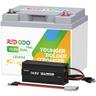 Redodo 12V 50Ah Lithium Batterie LiFePO4 Akku+14,6V 10A Ladegerät für 12V Lithium Batterie LiFePO4