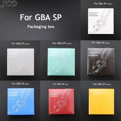 JCD Nouvelles boîtes d'emballage pour Game Boy Advance SP pour G-B-A SP GBA SP Console de jeu Freins