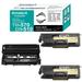 Amateck Compatible Replacement for Brother TN570 DR510 (2 Toner+1 Drum) 3 Pack for MFC-8120 8220 8440 8840 8840D HL-5100 5130 5140 5150D 5170D 5170DLT 5170N DCP-8040 8040D 8045D 8045DN