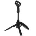 3 in 1 Upgraded Multi- Function Desktop Tripod Microphone Stand- Portable Foldable Rotated Universal Adjustable Desktop Microphone Tripod Stand with Mic Clip