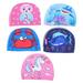 5Pcs Children Swim Hats Wear-resistant Swimming Caps Polyester Swimming Hats Kids Accessory