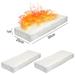BAMILL 3pcs calcium-magnesium-silicate fibres Firplace Firebox Safety Bio Fire
