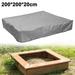 Sandbox Cover Square Protective Cover for Sand and Toys Away from Dust and Rain Sandbox Canopy with Drawstring Sandpit Pool Cover