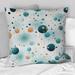 Designart "Mystic Enchantment Polka Dots Pattern" Polka Dots Printed Throw Pillow