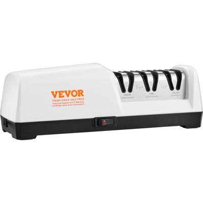 VEVOR Electric Knife Sharpener,3 Stages Kitchen Knife Sharpener for Quick Sharpening & Polishing - 15° Angle Guides