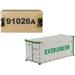 20 Refrigerated Sea Container EverGreen White Transport Series 1/50 Model by Diecast Masters