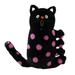 Kiskick Dot Cat Plush Toy Soft Stuffed Cat Toy Dot Cat Plush Cute Soft Fluffy Stuffed Animal Home Decoration Kids Comfort Toy Sleeping Pillow