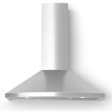 36 in. Tega Wall Mount Chimney Style Range Hood with 560 CFM 4 Fan Speeds LED Lighting Time Delay Shut Off Stainless Steel Baffle Filters