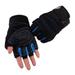 Aimiya 1 Pair Fitness Gloves Breathable Antiskid Wear Resistant Weight Lifting Sports Equipment Dumbbell Extended Wrist Gloves for Men Women