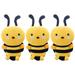 3 Pcs Bee Doll Stuffed Toy Adorable Bee Toy Stuffed Bees Animal Toy Stuffed Bee Animals