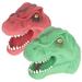 2 Pcs Decor Creative Dinosaur Toy Kid Toys Finger Puppets Toys Realistic Dinosaur Puppet Storytime Dinosaur Toy Child