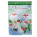 Evergreen Flag Hummingbird and Flowers Lustre Garden Flag 12.5x0.05x18 Inches