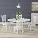 5-Piece Dining Set, Oval Butterfly Leaf Table and Spindle Chairs