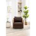 Swivel Barrel Chair, Comfy Round Accent Sofa Chair for Living Room, 360 Degree Swivel Barrel Club Chair, Leisure Arm Chair