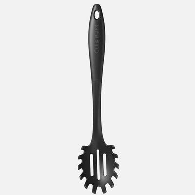 Cuisinart Curve Handle Nylon, Pasta Server,Black,1 EA, 14.5"