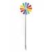 HANXIULIN Large Metal Wind Spin With Colorful Flower Metal Windmill Garden Decoration Home Garden Products Multicolor