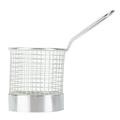 Stainless Steel Round Dessert Fries Chip Basket Fruit Food Container Holder Kitchen Tool