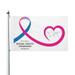 Sexual Health Awareness Month Garden Flags 3 x 5 Foot Polyester Flag Double Sided Banner with Metal Grommets for Yard Home Decoration Patriotic Sports Events Parades