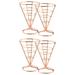 4 Pcs Cone Snack Holder Utensil Holder Snack Display Fry Serving Cone Ice Cream Cone Holder French Fries Cone Holder