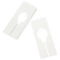 10 Pcs Separator Coat Hangers Wardrobe Accessory White Wardrobe Closet Rack Dividers Plastic Closet Size Divider