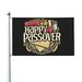 Happy Traditional Jewish Passover Garden Flags 3 x 5 Foot Polyester Flag Double Sided Banner with Metal Grommets for Yard Home Decoration Patriotic Sports Events Parades