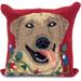 Frontporch Indoor/Outdoor Pillow 18 Square Happy Holidays