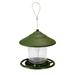 JikoIiving Bird Feeders for Outside Metal Bird Feeder Bird Feeder for Outdoors Hanging Garden Weather Resistant Feeder Brown