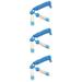 3pcs Children Sports Skipping Rope Jump Rope with Wood Handle Early Education Toy Kid Fitness Equipment for Kids (Blue Elephant)