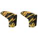 2X Golf Club Blade Putter Cover Headcover with PU Leather Closure Yes Printed Patterned Golf Accessories