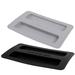 2 Pcs Household Toast Toaster Grill Two-piece Silicone Dust Cover 2pcs (grey + Black) Toaster Lid Toaster Accessory