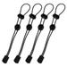 16 Pcs Lanyard Buckle Elastic Rope for Camping Walking Cane Strap Folding Walking Stick Backpack Buckle Elastic Rope