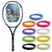 Yonex EZONE 110 Sky Blue Tennis Racquet 7th Gen - Strung with Synthetic Gut Racket String in Your Choice of Colors - Extended Frame for Greater Reach
