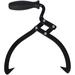 Double Claw Handheld Log Tongs with Non-Slip Grip, Log Lifting, Handling, Dragging Carrying Tool, Black