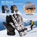 GIFFIH Waterproof Ski Gloves Winter Snow Outdoor Sport Women Men Warm Snowmobile Motorcycle Touch Screen Snowboard Ski Gloves