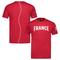 Olympische Spiele 2024 in Paris Le Coq Sportif Team France Olympic Village T-Shirt – Rot