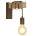 Honrane Wall Light Attractive High Brightness Vintage Coil Design LED Bedside Lamp Home Decor