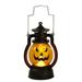 Jikolililili Mini Halloween Pumpkin Lantern Halloween Pumpkin Lights Portable Halloween Pumpkin Lights Led Night Light with Hanging Loop Ghost Party Home Outdoor Yard Decoration Gifts