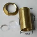 BUYISI Kitchen Basin Mixer Tap Repair Fitting Kit Threaded Brass Tube Nut Install Parts