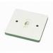 Cal Lighting Line Voltage Monopoint Plate Track Accessory- White