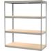 84 x 72 x 30 in. Record Storage Rack without Boxes Gray