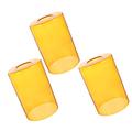 3pcs Glass Lamp Shades Replacement Cylinder Lampshades for Chandelier Pendant Lights