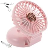 Handheld Fan Portable Personal Fan Adjustable Travel Fan Desktop Folding Fan