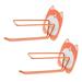 2 Pcs Hanger Storage Rack Hook Coat Hangers Bathroom Rack Plastic Rack Bathroom Organizer