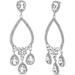 Sparkling Rhinestone Teardrop Chandelier Earrings for Women - Elegant Jewelry for Glamorous Occasions